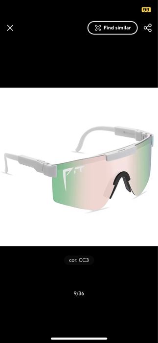 Oculos de sol ( ciclismo ) NOVOS