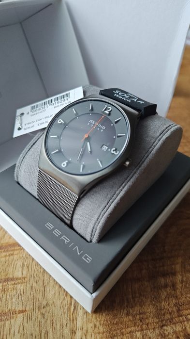 Zegarek Bering, szkło szafirowe, solarny