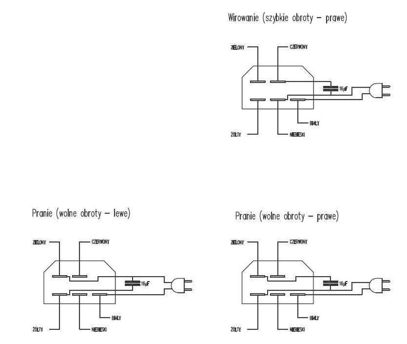 Silnik pralki Polar PS 663 BIO