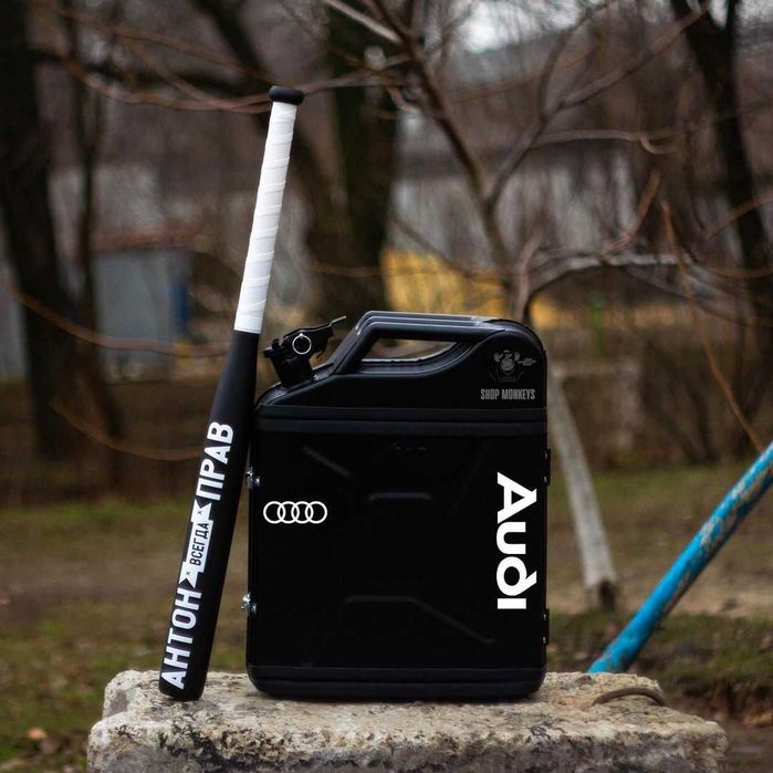 Каністра бар 10л з надписом +БИТА, канистра на подарок