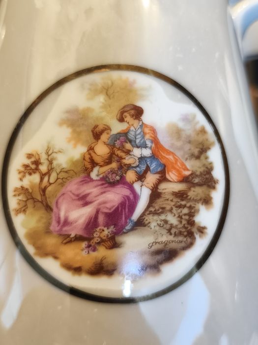 Serviço de café vintage