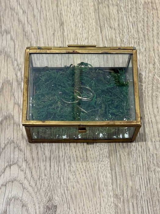 ŚLUB/WESELE Drewniane pudełko na koperty, pudełko na obrączki