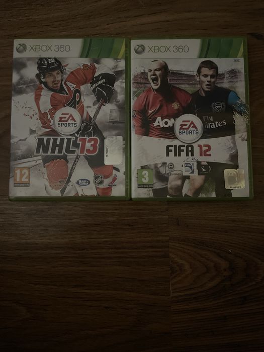 Fifa 12 i NHL 13 na xbox 360