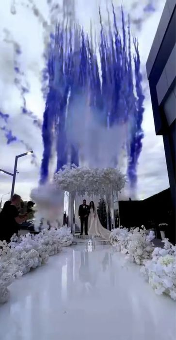 Димовий спалах на Свято Весілля Пропозиція Гендер Паті  Кольоровий Дим
