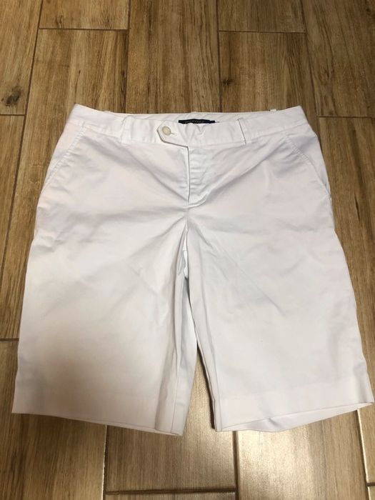 Szorty krótkie spodenki białe Polo Golf Ralph Lauren