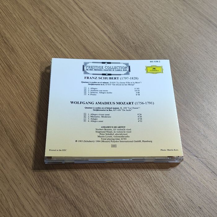 Prestige Collection Schubert Mozart String Quartet