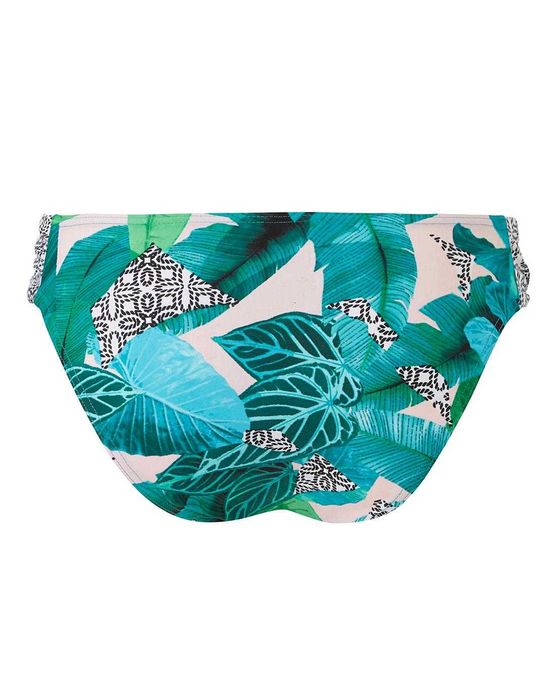 48 Dół Bikini strój kąpielowy 82 cm biało-zielone