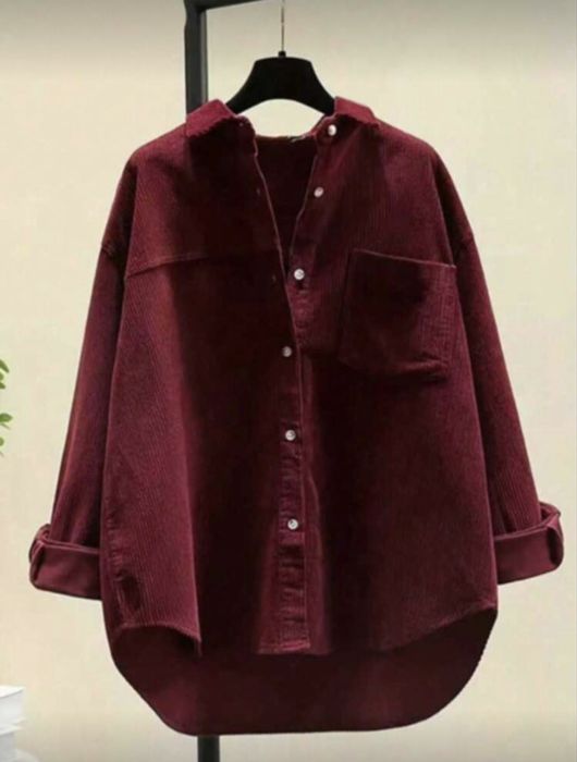 Жіноча вельветова сорочка