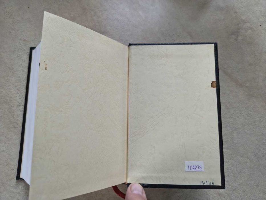 Pismo Święte Biblia Warszawska mały format 1996 - twarda okładka