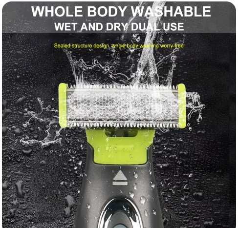 Maszynka do golenia, strzyżenia - akumulatorowa - przenośna - 4szt