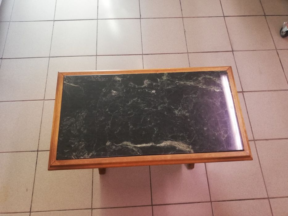 stolik kawowy kamień retro