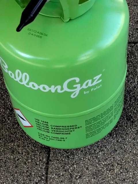 Butla gazowa po helu