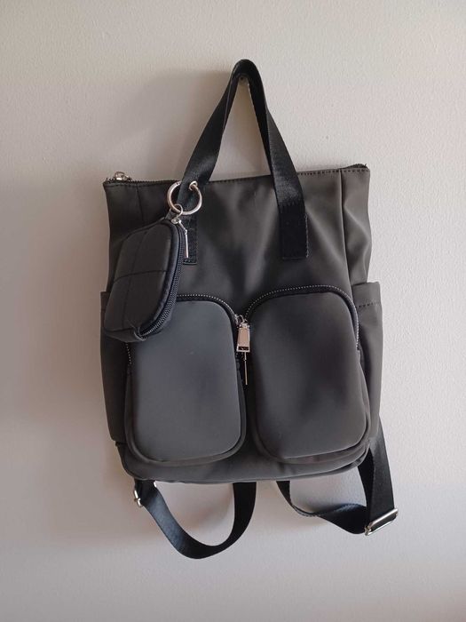 Mochila da Parfois Preto Cinza