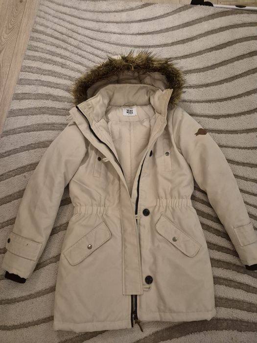 Vero Moda M Parka kremowa beżowa