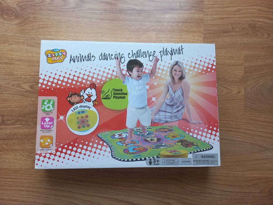 Mata do zabawy ze zwierzętami dźwiękowa