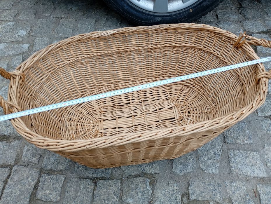 Kosz wiklinowy duży