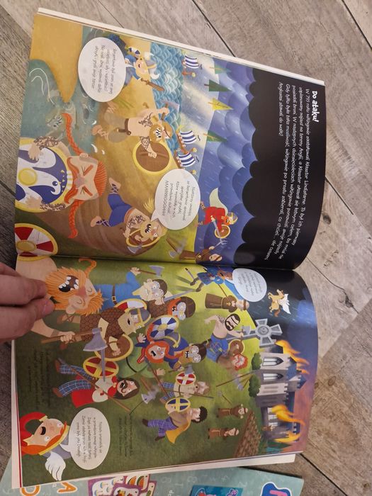 Zestaw 3 książek do rozwiązywania Peppa  Wikingowie angielski