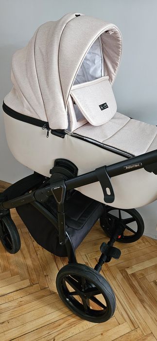 Wozek Adamex Nola 3 w 1 . Fotelik samochodowy + adaptery