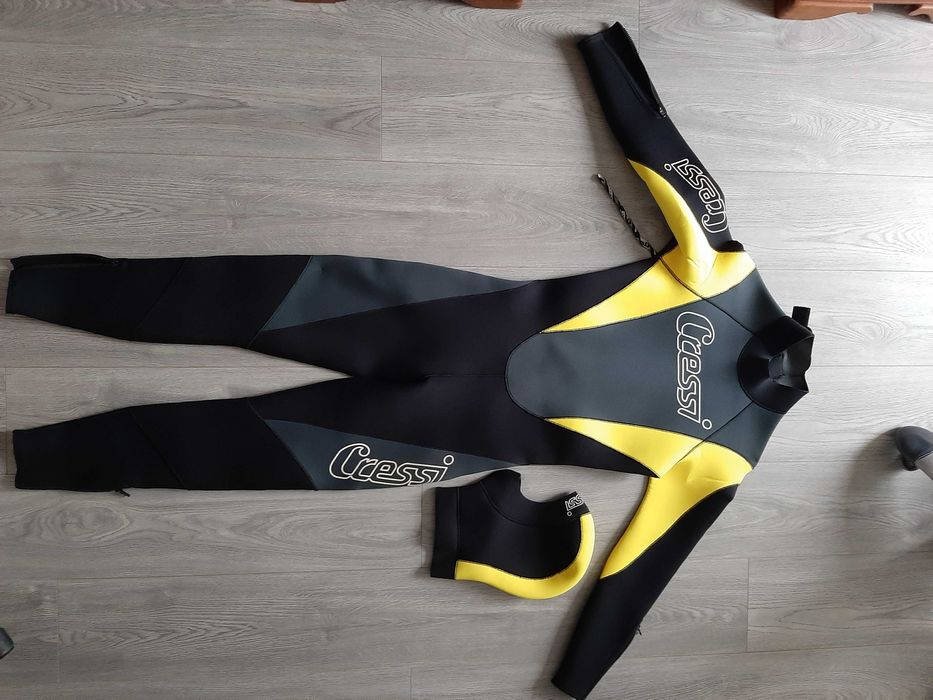 Fato de mergulho Cressi 3mm tamanho XL, em estado novo