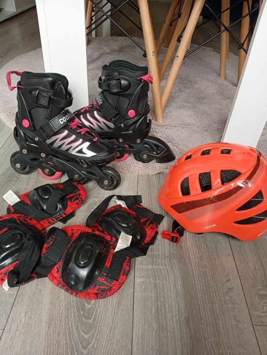 Rolki plus kask i ochraniacze