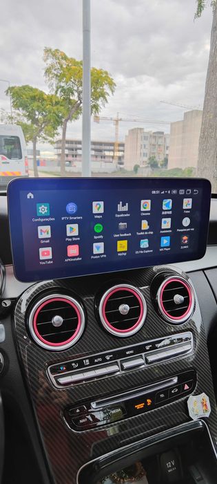 Reprodutor carplay gps para benz c-classe w205