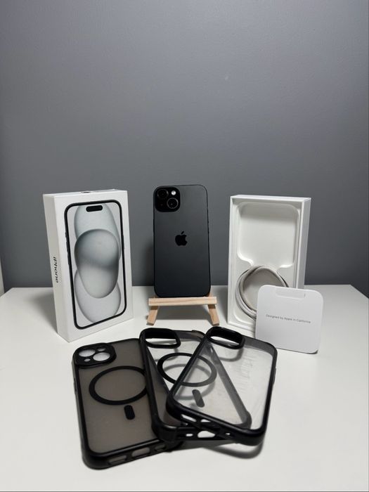 iPhone 15 | Black | 87% | Piękny!