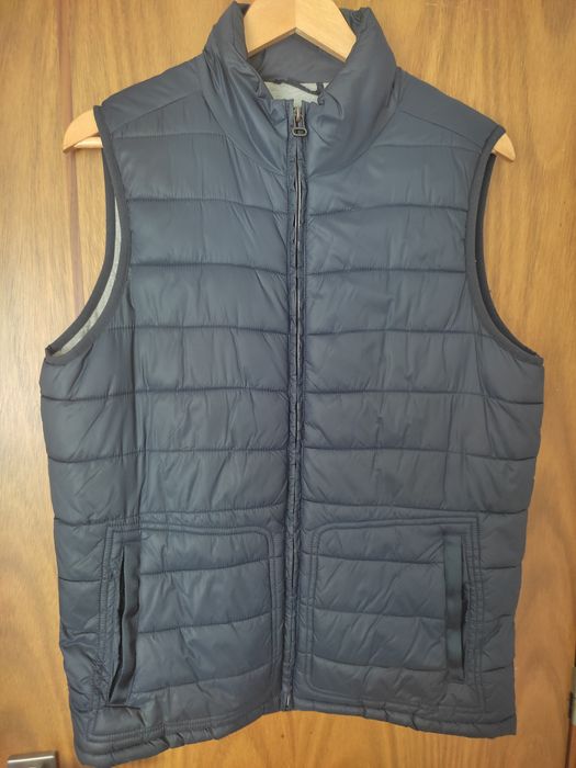 Colete acolchoado cortefiel azul M