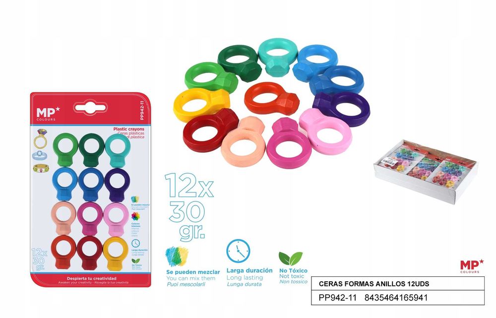 Kredki ołówkowe Madrid Papel 12 szt. pierwsze kredki