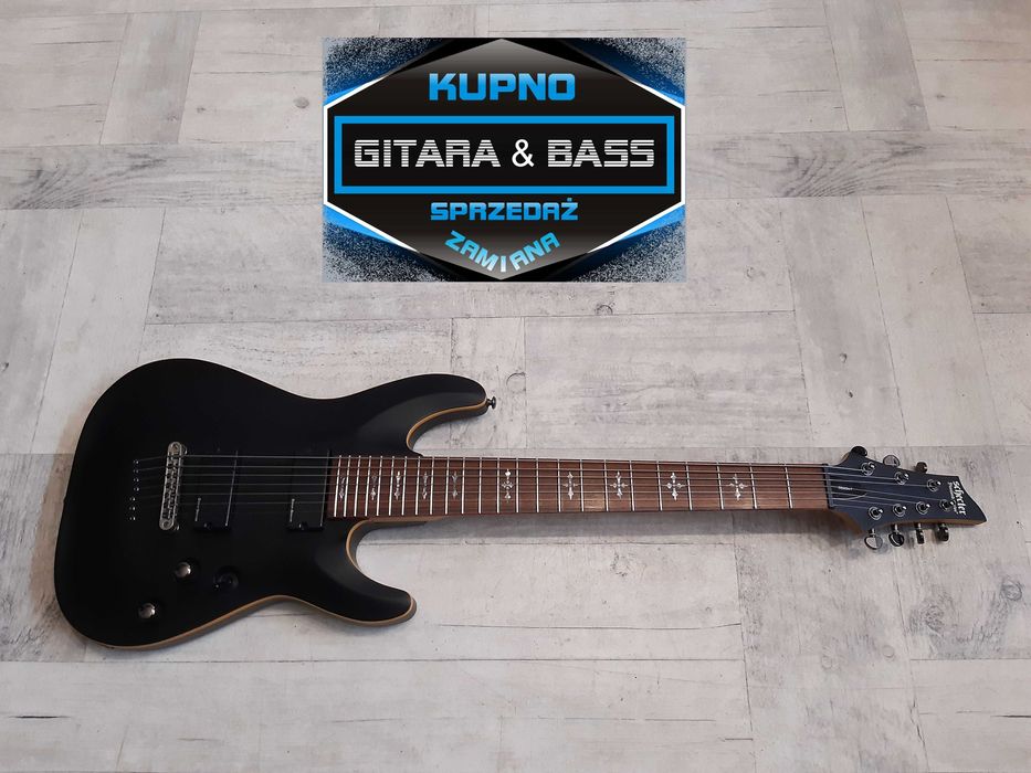 7-strunowa Gitara Schecter Demon 7 -Black-Duncan- wysyłka lub zamiana
