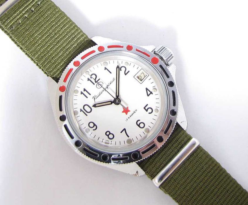 Часы Восток Командирские звезда милитария механика обслужены