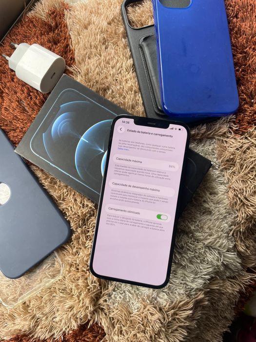 Iphone 12 Pro Max 128gb Pacific Blue como novo (Troca)