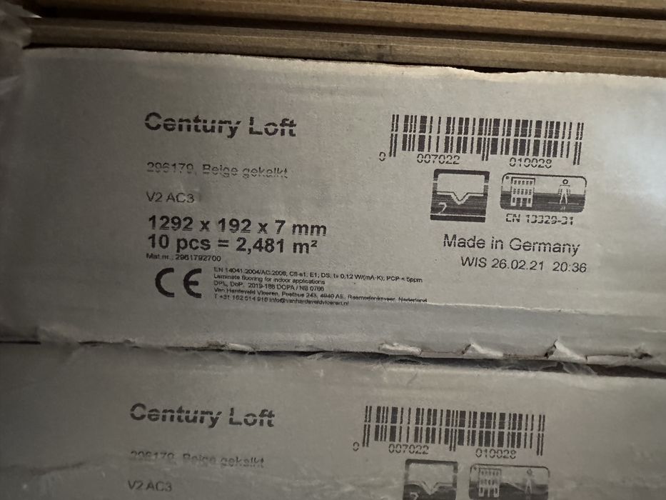 Panele podłogowe  Century loft  Belge gekalkt 15m