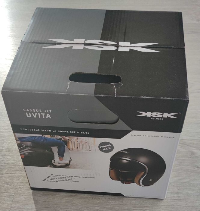 Capacete Aberto Novo KSK (cor preta)com viseira