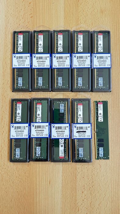 Memória Kingston 8GB DDR4 2400mhz PC4-19200