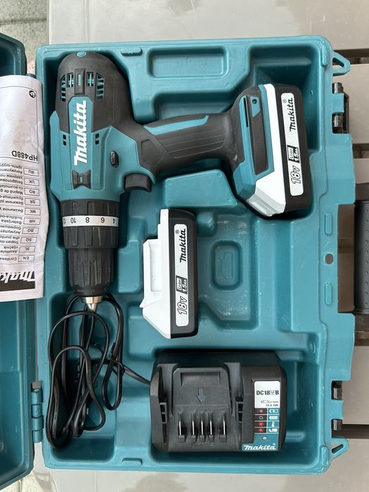 Makita HP488D011 аккумуляторна дрель- шуруповерт