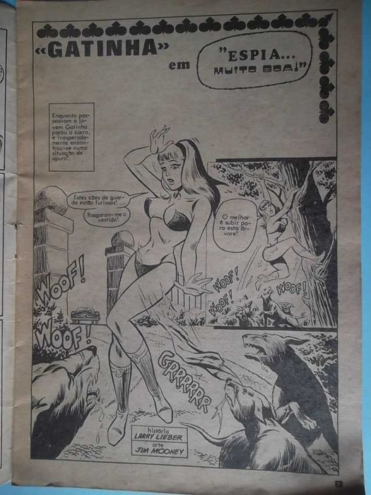 "GATINHA" (Pussycat) Nº 2 a 12 - Arte de Jim Mooney Ed. Portugal Press
