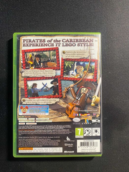 Lego Pirates of the Caribbean xbox360