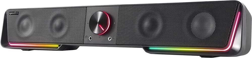 outlet speedlink soundbar gravity rgb bluetooth jack 3,5mm czarny