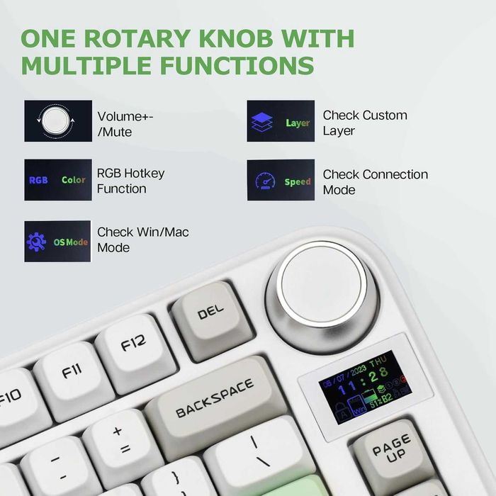 Epomaker TH80-X бездротова механічна клавіатура US 75% (TH80 X)