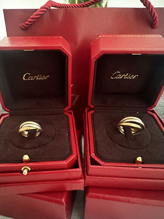 Cartier Trinity обручки каблучки кольца