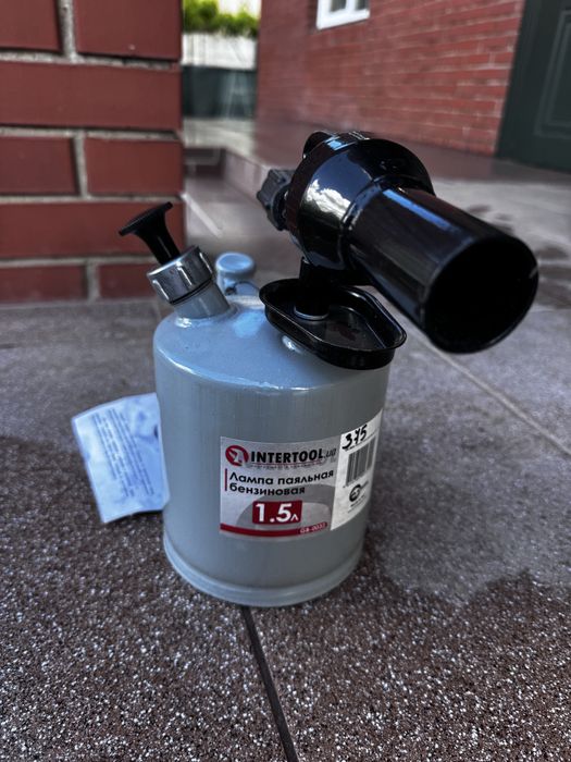 Лампа паяльная бензиновая Intertool GB-0031 1 л
