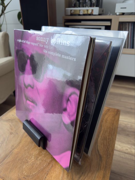 Stojak / ekspozytor na płyty winylowe