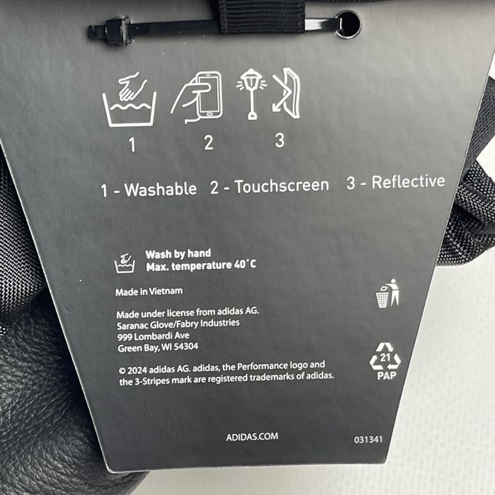 ОРИГІНАЛ Чоловічі Рукавиці Adidas M/L L/XL Мужские Перчатки