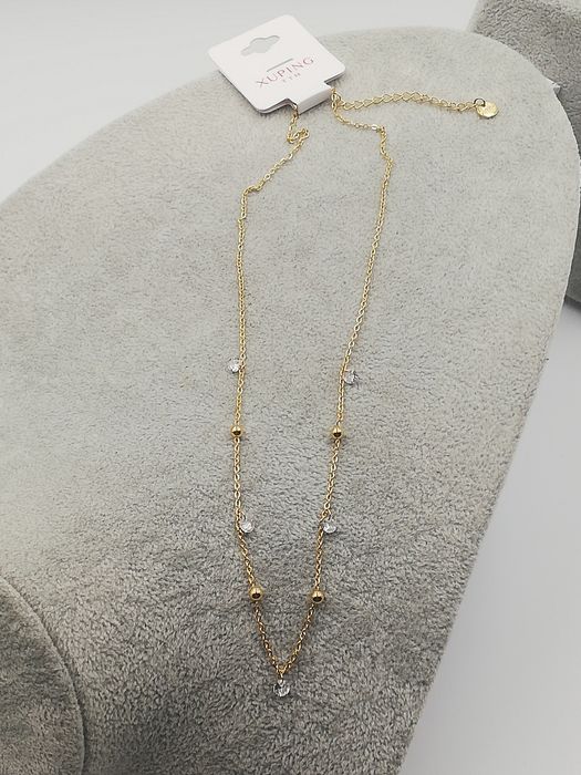 Celebrytka stal chirurgiczna Xuping kryształkowe koraliki