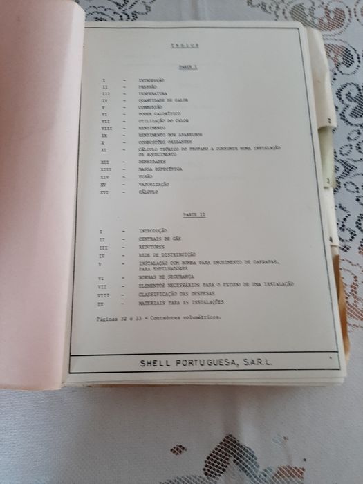 Informação técnica de gáz