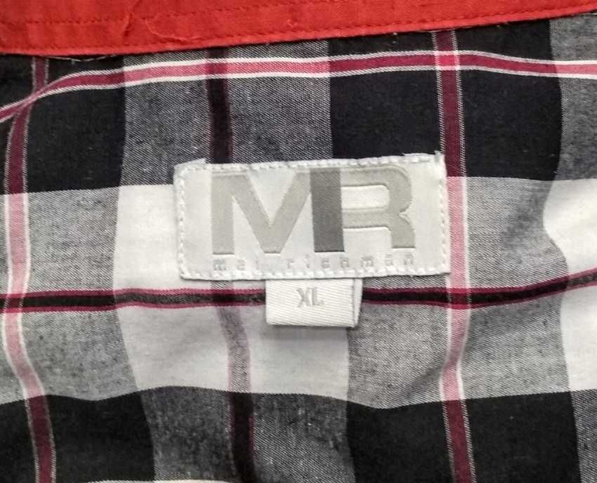 R) MR markowa męska koszula krótki rękaw kratka Roz.XL
