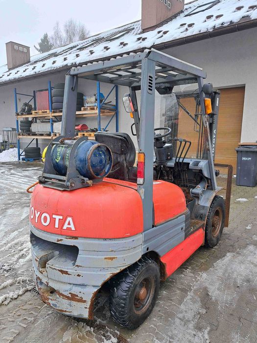 Wózek widłowy Toyota 6FG25, 2,5t, B/G, 1998r, Duplex 3m, "Sprzedany"