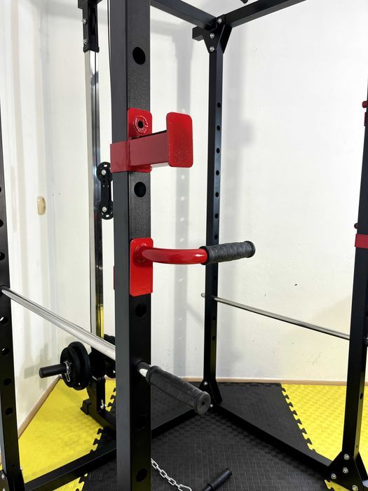 Atlas MS-444 Klatka Power RACK z Wyciągiem Dolny Asekuracja Nordcore