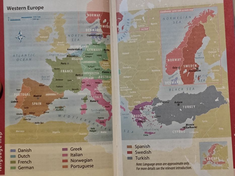 Phrasebook for Western Europe - Livro de frases para vários países