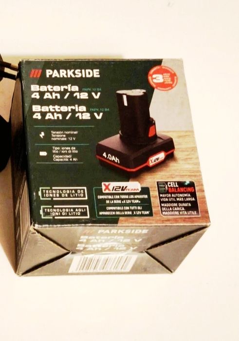 Chave impacto 350Nm 12v Parkside Performance